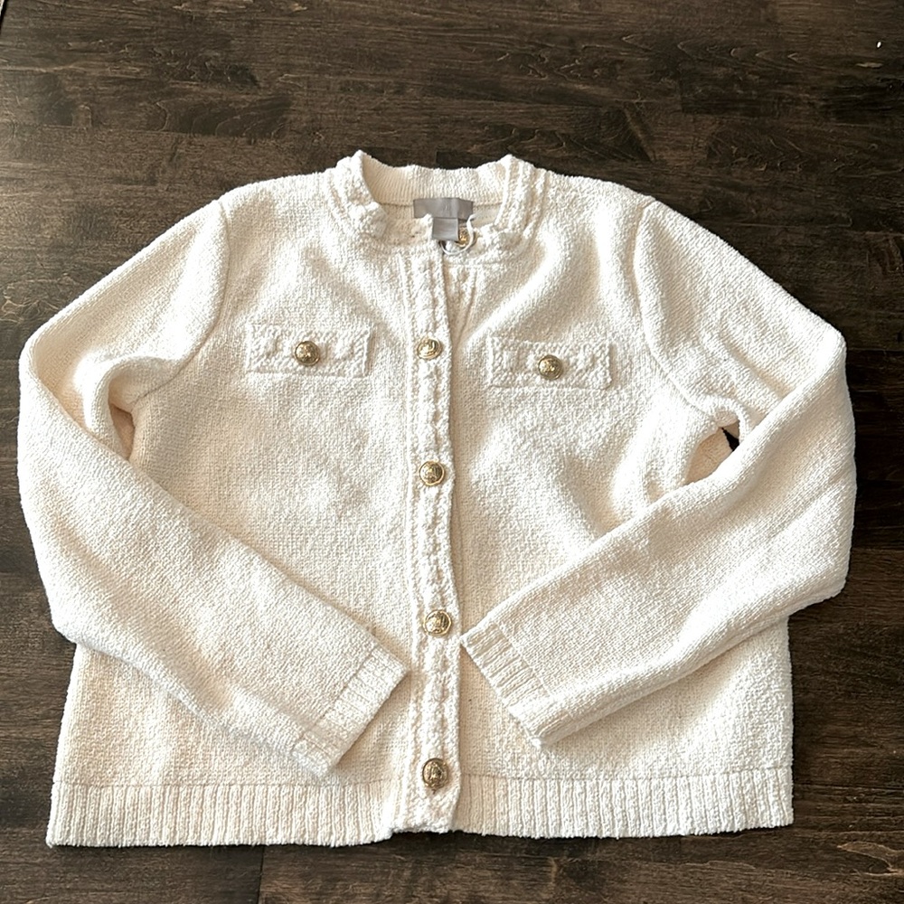 H&M cardigan with gold buttons size small